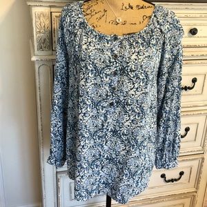 Time & True Blue Tunic